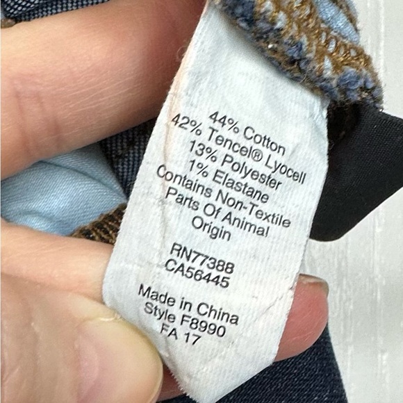 Madewell 9” high rise skinny dark wash denim jeans women’s 25‎ - Picture 14 of 16